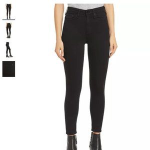 rag & bone Nina High-Rise Skinny Jeans in Black 24